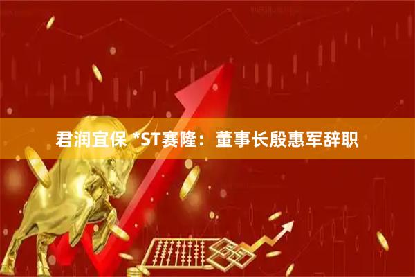 君润宜保 *ST赛隆：董事长殷惠军辞职